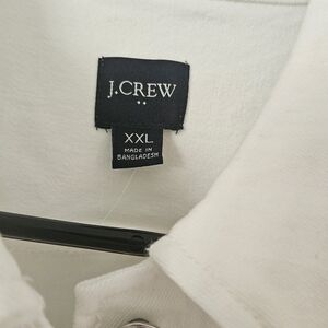 Jcrew white jean jacket